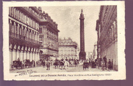 75 - PARIS 01 - PLACE VENDOME - ANIMÉE - - Markten, Pleinen