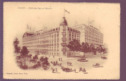 03 - VICHY - CARTE ILLUSTRÉE - HÔTEL DU PARC ET MAJESTIC - - Vichy