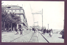 ALGER - SQUARE ET BOULEVARD DE LA REPUBLIQUE - ANIMÉE - TRAMWAYS - - Algerien