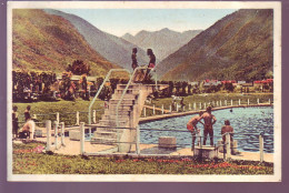 31 - LUCHON - LA PISCINE - COLORISÉE - ANIMÉE - - Luchon