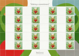 2007 Gibraltar - YouStamps© - Blank Label Sheet ""Making A Commitment" : 20 X G  - MNH - Gibilterra