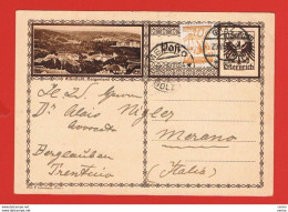 OSTERREICH:  1928  GANZESACHEN  EISENSTADT  -  10 Gr. + 10 Gr. -  NACH  ITALIEN - Other & Unclassified