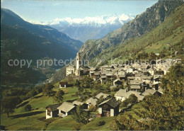 11710483 Soglio Im Bergell Totalansicht Soglio - Andere & Zonder Classificatie