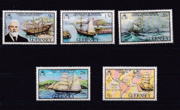 GUERNESEY 1983 TIMBRE N°276/80 NEUF** BATEAUX - Guernsey