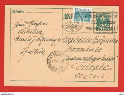 OSTERREICH:  1933  -  GANZESACHEN  12 Gr. + 12 Gr. -  NACH  ITALIEN - Other & Unclassified