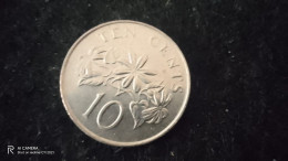 SİNGAPUR-1991   10  CENT    XF- - Singapore