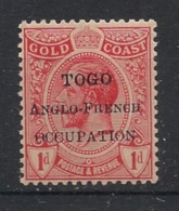 TOGO - 1915 - N°YT. 60 - Gold Coast 1p Rouge - Neuf Luxe** / MNH / Postfrisch - Nuevos