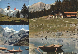 11710352 Kandersteg BE Sesselbahn Bootspartie Am Oeschinensee Berghotel Kanderst - Other & Unclassified