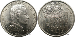 Monaco - Principauté - Rainier III - 1 Franc 1966 - SUP/AU55 - Mon6623 - 1960-2001 Francos Nuevos