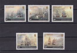 GUERNESEY 1986 TIMBRE N°354/58 NEUF** BATEAUX - Guernsey