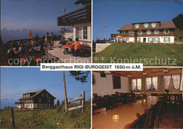 11710261 Gersau Vierwaldstaettersee Berggasthaus Rigi Burggeist Terrasse Gastrau - Autres & Non Classés