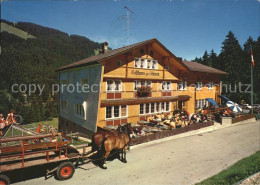 11710200 Weissbad Gasthaus Lehmen Pferdefuhrwerk Weissbad - Autres & Non Classés