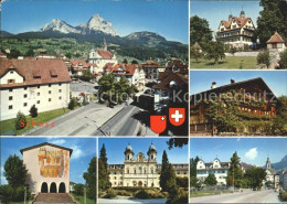 11710152 Schwyz Ortsansichten Mit Den Mythen Schwyz - Autres & Non Classés