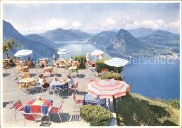 11710131 Monte Bre Lugano Terrazza Vetta Kulm Monte Bre Lugano - Altri & Non Classificati