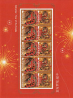 2013 Gibraltar - Lunar New Year - Year Of The Snake Greetings Stamp Sheet - UMM / MNH - Gibraltar