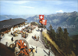 11710112 Stanserhorn Bergrestaurant Oldtimer Standseilbahn Und Mod Luftseilbahn  - Sonstige & Ohne Zuordnung