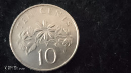 SİNGAPUR-1989  10  CENT    XF- - Singapour