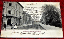 HASSELT  -  Stationstraat  -  Rue De La Station  -  1902 - Hasselt