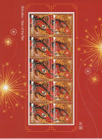 2020 Gibraltar - Lunar New Year - Year Of The Rat - Greetings Stamp Sheet - UMM / MNH - Gibilterra
