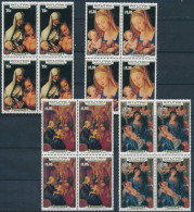 Aitutaki - Cook Island - 593/596 - Blocks Of 4 - Christmas - 1986 - MNH - Aitutaki