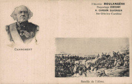 HISTOIRE MEDAILLON DE CANROBERT BATAILLE DE L'ALMA  PUBLICITE CHICOREE BOULANGERE - Geschichte