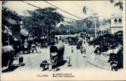 CPA Colombo Ceylon Sri Lanka, A Native Street - Sri Lanka (Ceilán)