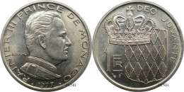 Monaco - Principauté - Rainier III - 1 Franc 1977 - SUP/MS60 - Mon6631 - 1960-2001 Franchi Nuovi