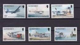 GUERNESEY 1989 TIMBRE N°455/60 NEUF** AVIONS - Guernsey