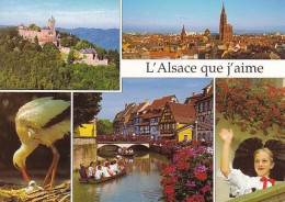 67000 02 03#0+15 - L'ALSACE QUE J'AIME - MULTIVUES (HAUT-KOENIGSBOURG, STRASBOURG, COLMAR, ...) - Alsace