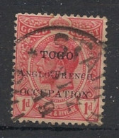 TOGO - 1916 - N°YT. 73 - Gold Coast 1p Rouge - Oblitéré / Used - Used Stamps