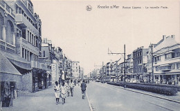 KNOKKE - KNOCKE Sur MER -    Avenue Lippens - La Nouvelle Poste - Knokke