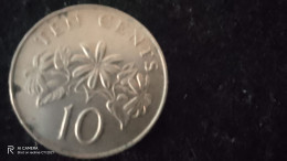 SİNGAPUR-1986 10  CENT    XF- - Singapour