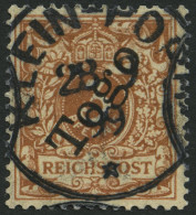 TOGO 1b O, 1898, 3 Pf. Hellockerbraun, Pracht, Gepr. Jäschke-L., Mi. 30.- - Togo