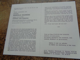 Doodsprentje/Bidprentje  MARCELLA  BAUWENS    St Kruis Winkel 1905-1983   (Wwe Leopold VAN KENHOVE) - Religion & Esotericism