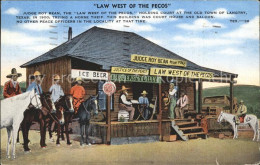 11705668 Pecos_Texas Law West Pferde Reiter - Altri & Non Classificati