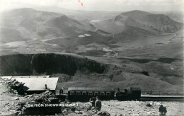 Wales View From Snowdon Summit Locomotive Engine - Otros & Sin Clasificación