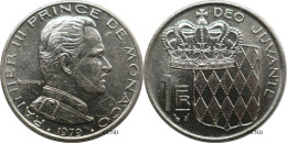 Monaco - Principauté - Rainier III - 1 Franc 1979 - TTB+/AU50 - Mon6633 - 1960-2001 Nieuwe Frank