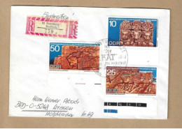 Los Vom 05.05  Einschreiben-Briefumschlöag Aus Annaberg 1972 - Storia Postale