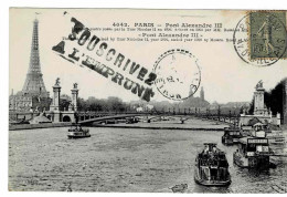 4042 - PARIS - Pont Alexandre III - Mention "Souscrivez à L'emprunt - Ponts