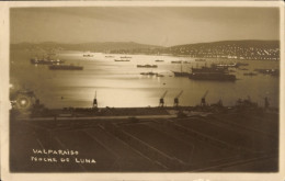CPA Valparaíso Chile, Hafen, Noche De Luna - Cile