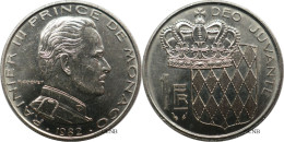 Monaco - Principauté - Rainier III - 1 Franc 1982 - SUP/MS60 - Mon6635 - 1960-2001 Nieuwe Frank