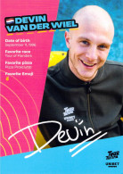 Cyclisme, Devin Van Der Wiel, 2024 - Ciclismo