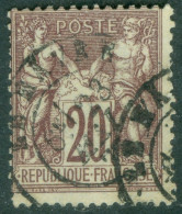 France   67  Ob  TB    Voir Scan Et Description   - 1876-1878 Sage (Type I)