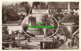 R618061 Greetings From Cockington. Devon. 93A. Multi View - Mondo