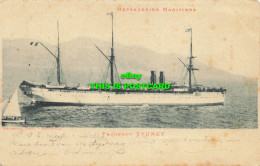 R618064 Messageries Maritimes. Dalmouth Phot. Paquebot Sydney. 1901 - World