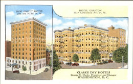 11705551 Washington DC New-Ebbitt-Hotel And Hotel-Grafton Cars  - Washington DC