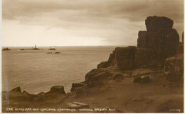 England Land's End Wesley Rock Longships And Lighthouse - Land's End