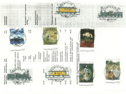 FINLAND 1987 - 9 Nicely Cancelled Stamps O TAMPERE On Stamp Issuing Plan - Gebruikt