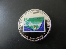 Uganda 1000 Shillings 1998 - Famous Places Of The World Switzerland San Bernardino - Oeganda