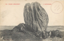 2 Cpa 50 ILES CHAUSEY. L'Artichaut Et Le Sentier Du Phare 1917 - Altri & Non Classificati